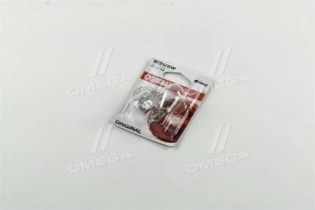 Лампа W21/5W; W21/5W 12V 21/5W W3X16Q 2шт OSRAM 7515_02B