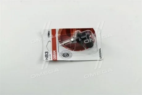 Лампа фарна HB3 12V 60W P20d 1шт.blister OSRAM 9005_01B