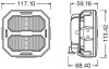 LEDriving® Cube PX Ultra-Wide Beam OSRAM LEDPWL101UW (фото 2)