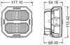 LEDriving® Cube PX Ultra-Wide Beam OSRAM LEDPWL102UW (фото 2)