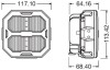 LEDriving® Cube PX Ultra-Wide Beam OSRAM LEDPWL103UW (фото 2)