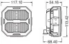 LEDriving® Cube PX Ultra-Wide Beam OSRAM LEDPWL113UW (фото 2)