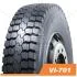 Шина 9,00R20 144/142K (16PR) VI-701 (Ovation) с камерой и ободной лентой OVATION 90020VI701 (фото 1)