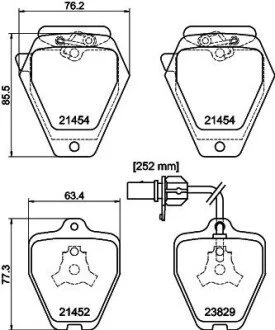Колодки тормозные PAGID T1328