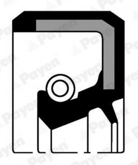 Уплотнительное кольцо, коленчатый вал RENAULT 1,2 D7D/D7F 32*44*6 FPM Payen NA5322