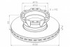 Гальмівний диск TRUCK 106.004-10 DAF LF 330MM ABS TYЈ PE AUTOMOTIVE 10600410A (фото 2)