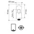 Автолампа вказівна 12023 H5W CP 12V 5W (BA9s) (шт.) PHILIPS 12023CP (фото 3)