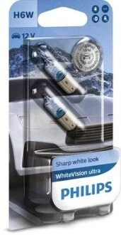 Лампа H6W PHILIPS 12036WVUB2