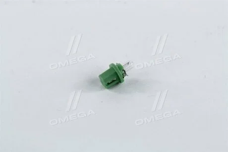 Лампа накалу BAX B8,5d Green 12V 2W PHILIPS 12604CP (фото 1)