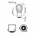Автомобильная лампа (к-кт из 2шт) PY21W SilVeRVision 12V BAU15s Блистер - Цена указана за комплект PHILIPS 31117730 (фото 2)