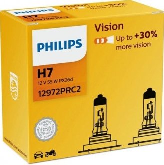 Автомобильная лампа: 12 [В] H7 Vision, 55W, PX26d PHILIPS 37432260