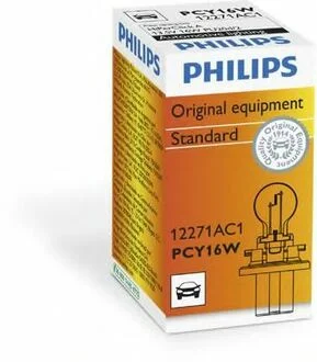 Автомобильная лампа: 12 [В] PCY16W Vision 16W цоколь PU20d/2 PHILIPS 38965430