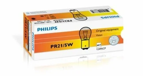 Автомобильная лампа: 12 [В] PR21/5W STANDARD 21/5W цоколь BAW15d PHILIPS 48873228