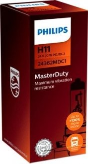 ZAROWKA H11 MASTERDUTY PHILIPS 82583430 (фото 1)