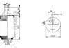 Пневмоподушка PHOENIX 1 DF 20 G-3 NP (фото 4)