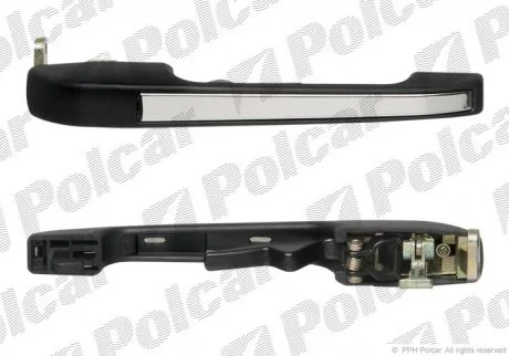 Ручка дверей задня права Audi 80 -86 Polcar 1303Z46