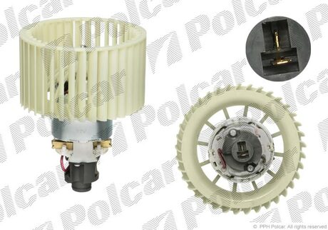 Моторчик вентилятора салона Audi A6,100 4A0 959 101/A Polcar 1316NU-1