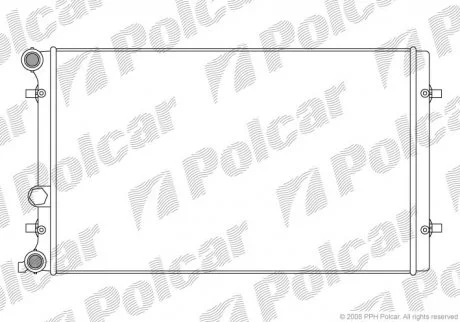 Радіатор охолодження Polcar 1323081
