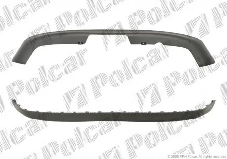 Спойлер бампера заднього AUDI A3 96-99 Polcar 1323992