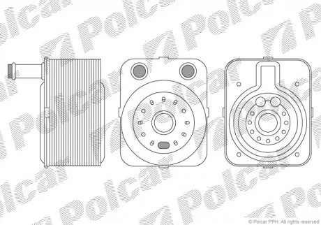 Радіатор масла Polcar 1323L83