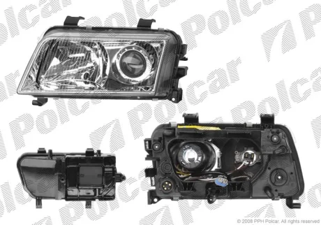 Фара основна | AUDI A4, 94- Polcar 1324105E
