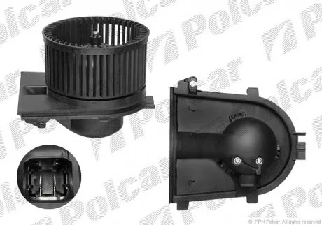 Вентилятор кабіни AUDI A4/VW PASSAT Polcar 1324NU3