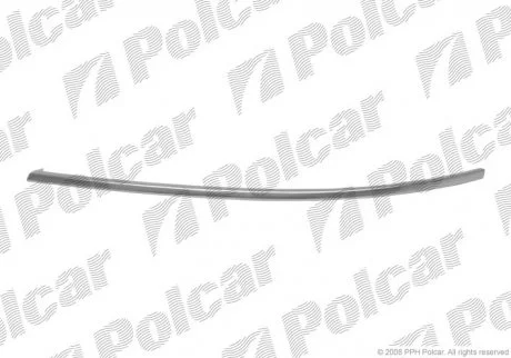 Молдинг бампера AUDI A6, 01- Polcar 13270712