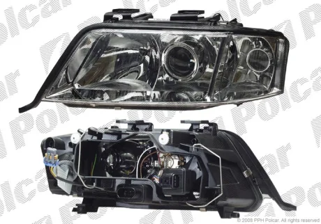 Фара основна | AUDI A6, 97- Polcar 1327093E