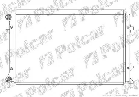 Радіатор охолодження Polcar 1331083