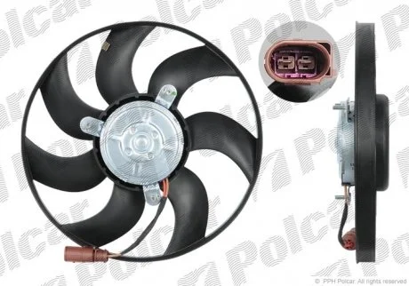 Вентилятор без кожуха AUDI/VW/SKODA/SEAT Polcar 133123U51Q