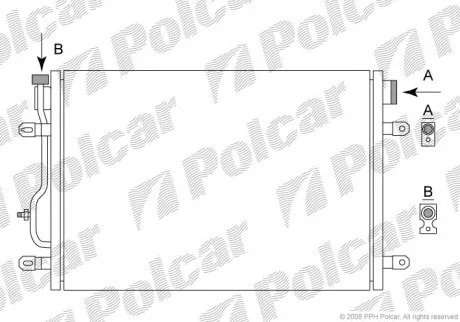 Автозапчасть Polcar 1334K8C2S