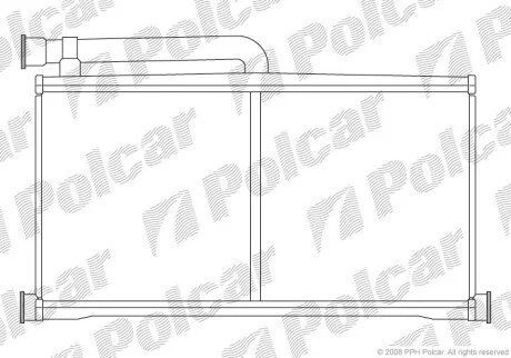 Радіатори обігріву | A6 04-11 Polcar 1338N81X
