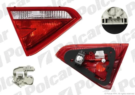 Ліхтар задній | A5/S5, 03.07- Polcar 1355871U
