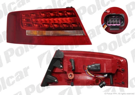 Ліхтар задній | A5/S5, 03.07- Polcar 1355873U