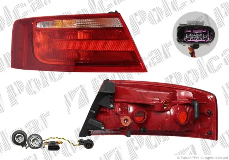 Ліхтар задній | A5/S5, 03.07- Polcar 135587U