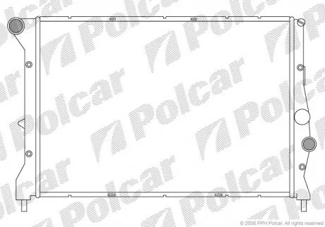 Радіатор охолодження Polcar 1404082X