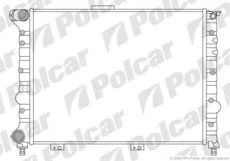 Радіатор охолодження Polcar 140808A1