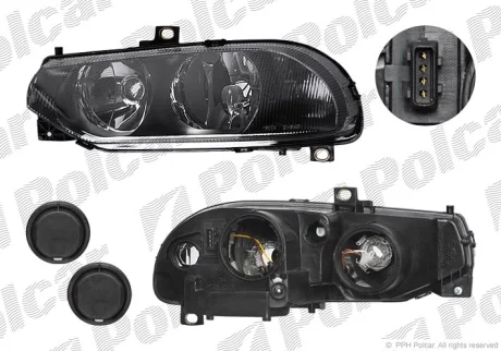Фара основна | ALFA ROMEO 156, 97- Polcar 1408104E