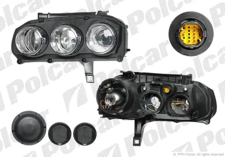 Фара основна | 159, 05- Polcar 1411102E