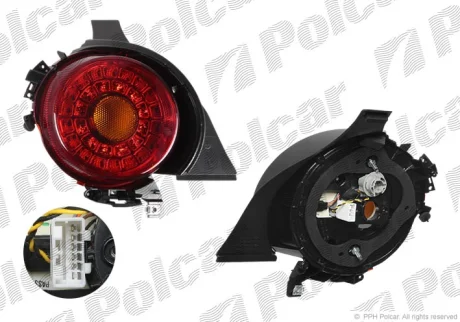 Ліхтар задній | MITO, 07.08- Polcar 142587U