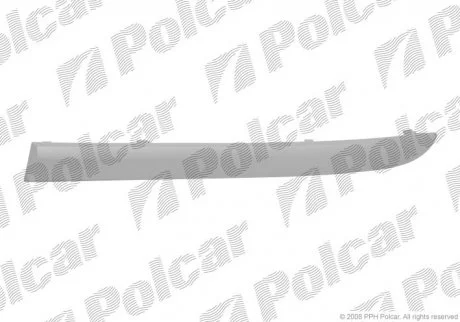 Молдинг бампера правий | BMW 1 E87, 09.04- Polcar 2001076J