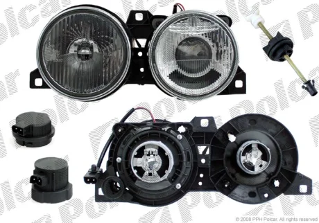 Фара основна | BMW 3 E30, 9.82- Polcar 2005093E