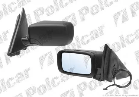 Дзеркало зовнішнє правий | BMW 3 E46 COMPACT02- Polcar 2008528M (фото 1)
