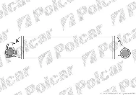 Радіатор повітря (інтеркулер) Polcar 2008J8-1 (фото 1)