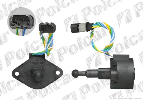 Моторчик фари | BMW3 E46 SDN/KB, 02- Polcar 2009099