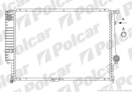 Радіатор охолодження Polcar 2015085