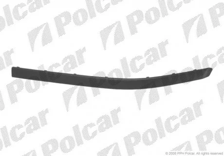 Молдинг бампера BMW 5 E39, 00- Polcar 20160727