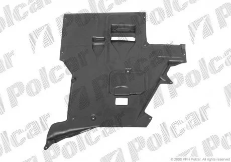 Захист під коробку передач BMW 5 E39, 96- Polcar 2016346