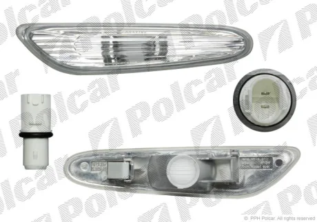 Вказівник повороту бічний | 5 E60/E61 03-10 Polcar 2017196E