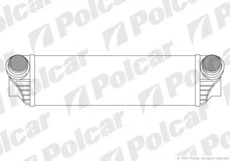 Радіатор повітря (інтеркулер) Polcar 2019J82X